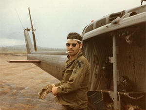 Don Tegethoff after mission.